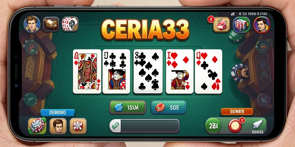 Screenshot dari gameplay seru di CERIA33.