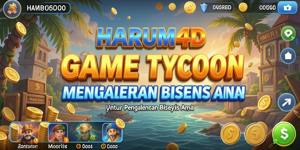 Tampilan gameplay menarik di HARUM4D yang menunjukkan dinamika Tycoon.