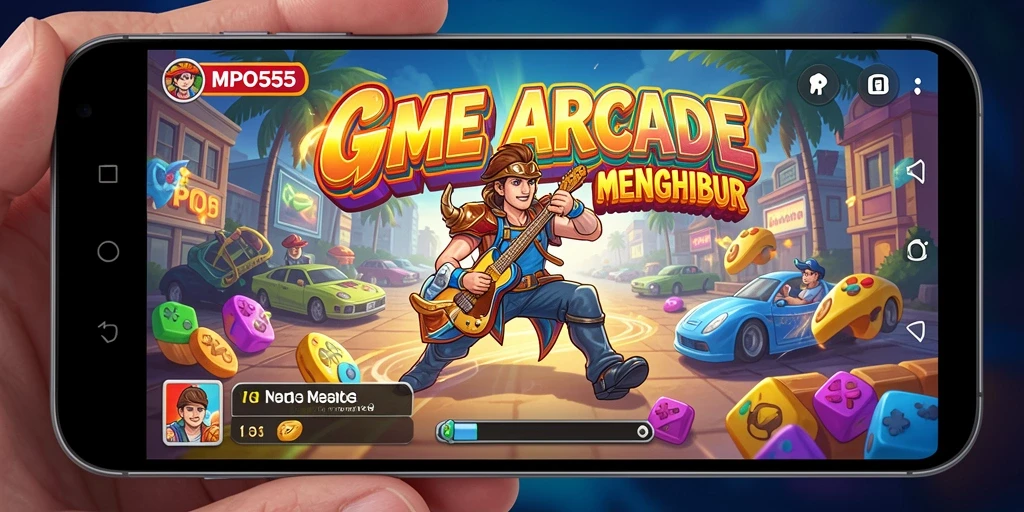 Tampilan gameplay MPO555 menampilkan aksi seru dalam game Arcade.