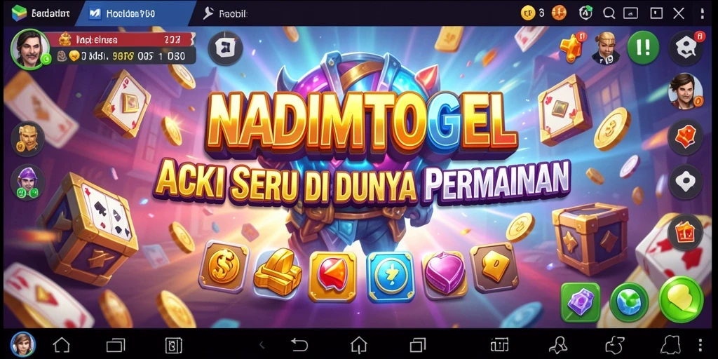 Screenshot gameplay NADIMTOGEL menampilkan aksi seru penuh tantangan.
