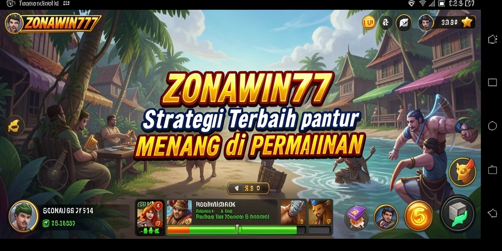 Screenshot ZONAWIN777 menampilkan aksi gameplay strategi yang intens.